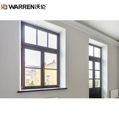 WDMA Dual Pane Glass Panels Window Aluminum Glass Window Frame Window That Opens Soundproof