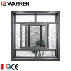 aluminum 4 panel horizontal sliding window