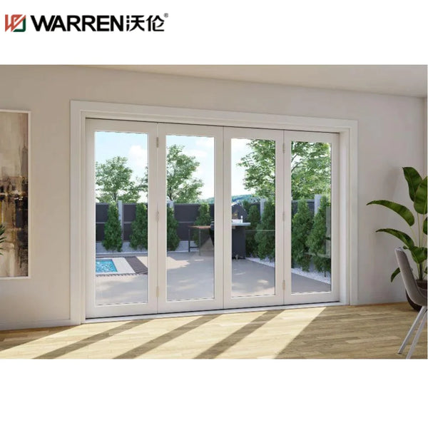 Warren 36x80 Bifold Doors Stained Glass Bifold Doors Single Bifold Door Folding Aluminum Patio