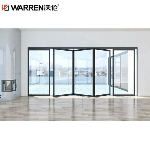 WDMA 96 Inch Bifold Doors Bi-fold Doors 48x80 Accordion Doors 30x80 Folding Aluminum Glass