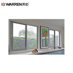 WDMA Metal Frame Sliding Windows Commercial Aluminum Horizontal Sliding Windows Glass