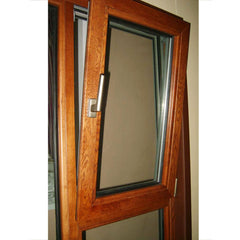 WDMA European style good quality rainproof double glass inward aluminum tilt and turn windows