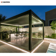 Warren furniture manufacturers custom outdoor waterproof aluminum pergola