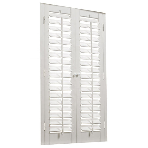 Custom Shape Durable classic Basswood Sliding Plantation Adjustable Window Outdoor California Shutters on China WDMA