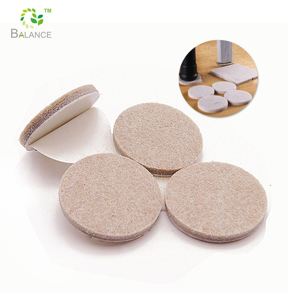 Heavy duty self adhesive felt pads furniture sliders round sticky felt pad on China WDMA