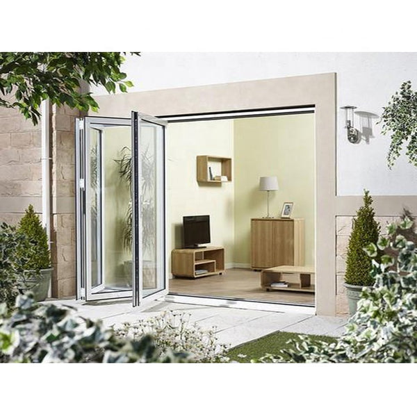 Accordion Partition Exterior Glass Sliding Folding Aluminum Storefront Stacking Door