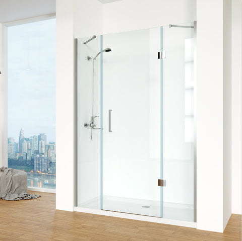 High Quality Frameless Bypass Sliding Shower Door with 8mm Clear Tempered Glass on China WDMA