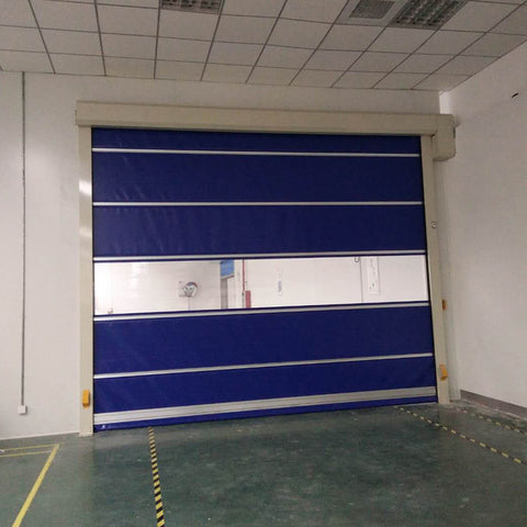 High speed roll up door insulated high speed shutter pvc door industrial door on China WDMA