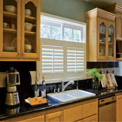 Horizontal Victorian PVC Window Plantation Shutters on China WDMA