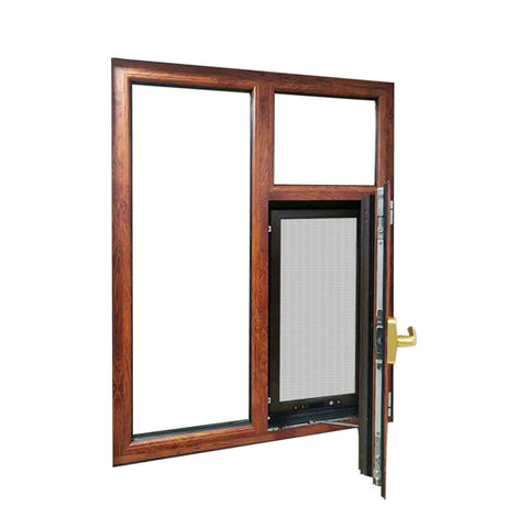 Hot Aluminum Broken Bridge Casement Windows Comfortable Space Aluminium Double Glazed Window on China WDMA