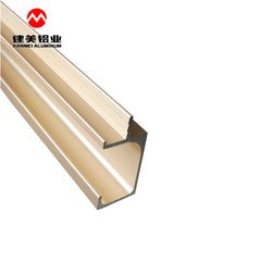 Hot Sales Channel Track Wardrobe Closet Sliding Door Aluminum Extrusion Profile on China WDMA