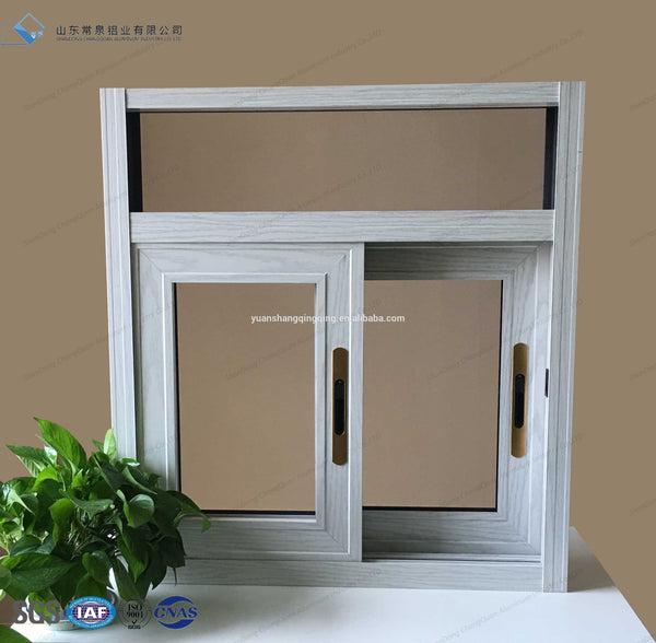 Hot sale wooden color wood grain frame sliding Glazing Low-E tempered glass windows and doors for Bedroom Kitchen Villa