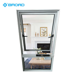 Hot sales aluminium frame side bottom top hung ventilation glass window on China WDMA