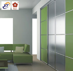 Hot sales channel track wardrobe closet sliding door aluminum extrusion profile on China WDMA