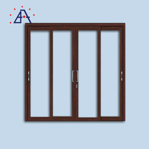 Hot sell Powder coated aluminum frame horizontal slider with double glazed glass on China WDMA