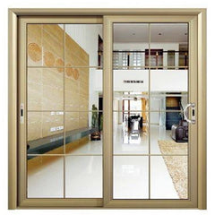 Interior Commercial Waterproof Dark Greys Size Exterior Security Fly Screen Tempered Glass Sliding Door With Trickle Vent on China WDMA