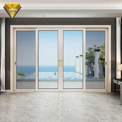 JBD Windows And Doors Frame Design Aluminum Profile Frame Sound Proof Aluminum Sliding Windows on China WDMA