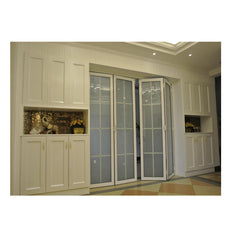 JBD custom aluminium patio doors for sale vertical frameless bi folding glass doors on China WDMA on China WDMA