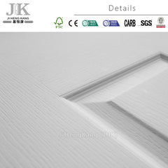 JHK-017 White Primer Wood Grain MDF Wood Door Skin on China WDMA