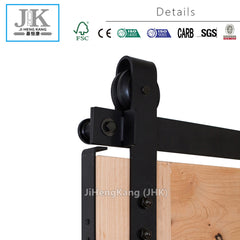 JHK-Quiet Glide Barn Door Hardware Oak Sliding Barn Door on China WDMA