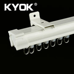 KYOK Glass Ceiling Mounted Curtain Track System Window Crown Curtain Track Popular Rod Curtain Track on China WDMA