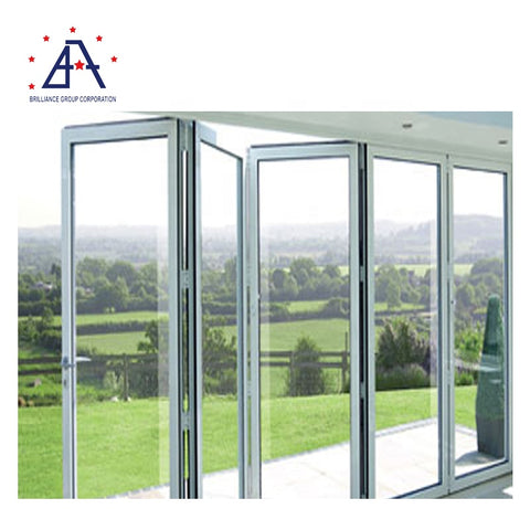 Made-in-China Anodized Clear Glass Aluminium Folding Doors Cost Per Square Meter on China WDMA