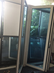 Main Double Doors Aluminum French Doors Exterior / Aluminum Window Glazing White Aluminum Windows on China WDMA