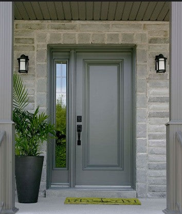 Main entrance stainless steel door with sidelites on China WDMA