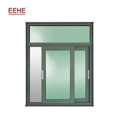 Manufacturer supply simple design aluminum sliding gatehouse window with frame cost on China WDMA