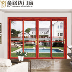 Manufacturers selling two rail aluminum sliding door tempered glass sliding door to the living room balcony window professional on China WDMA