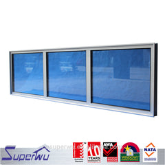 Miami Dade Code standards hurricane impact toughened glass fixed panel window on China WDMA