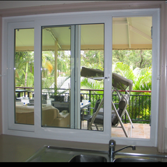 Modern security heavy aluminium french lifting sliding window with roller design for interior on China WDMA