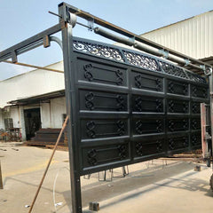 Modern sliding residential car garage door on China WDMA