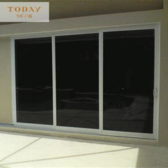 Morden Design 3 panel sliding glass closet patio doors price on China WDMA