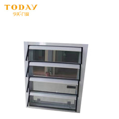 Morden design exterior glass louver door on China WDMA