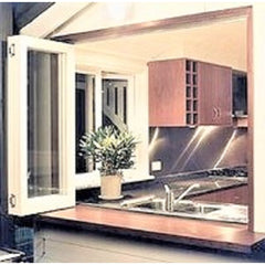 Multi panels locking systems double glazed Australia design aluminum folding / Bi Fold window on China WDMA