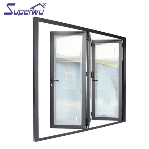 NAFS 2011 American standard Aluminum Glass Door/Folding Door System with Accordion Fly Screen on China WDMA