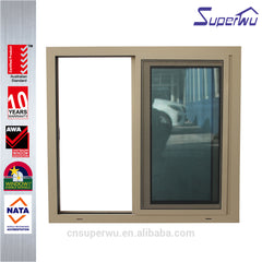 NOA code house windows design reflective glass exterior french sliding window for villa on China WDMA