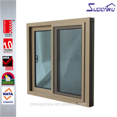 NOA code house windows design reflective glass exterior french sliding window for villa on China WDMA