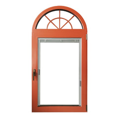 New York custom design round arch design window with built-in shutter on China WDMA