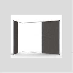 New design open left & right polyester pleated net flyscreen door on China WDMA