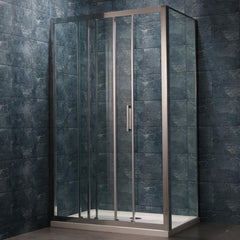 New sliding tempered glass freestanding whirlpool massage shower door in bathroom on China WDMA