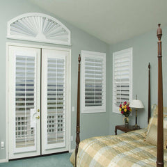 New style interior customized plantation shutters casement windows for sale on China WDMA