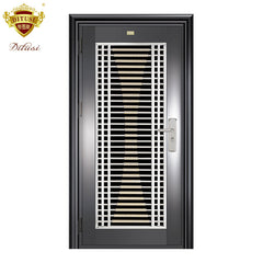 Newest design high quality modern turkey color steel security door JH440 on China WDMA