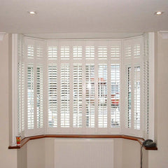 Nordic style windows with built in blinds aluminum shutter on China WDMA