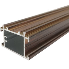 Normal Wooden Grain Alloy Aluminium Profile Channel Frame for Window and Door on China WDMA