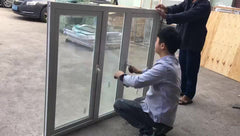 Plastic Frame Material and Horizontal Opening Pattern pvc windows on China WDMA