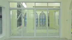 pvc double glass soundproof chinese doors on China WDMA