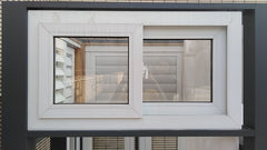 German 80mm Sliding Upvc Profiles Frames Bulletproof Window on China WDMA