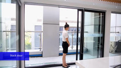 Superwu soundproof interior sliding door room dividers automatic sliding door system on China WDMA